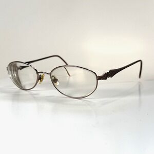 MARCHON Tres Jolie 130 Eyeglasses Frame Only 54-18-135 Nutmeg Womens Full Rim‎